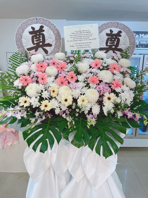 Angel Condolence Flower Stand KL Same Day Delivery (26)