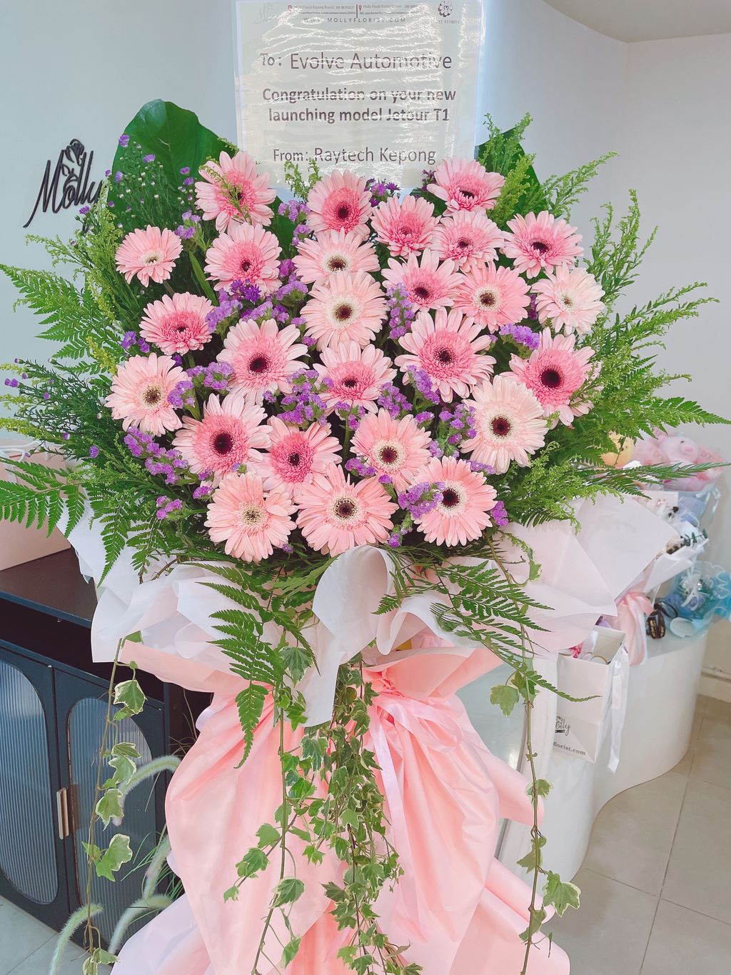 Cafe Grand Opening Flower Stand KL Same Day Delivery