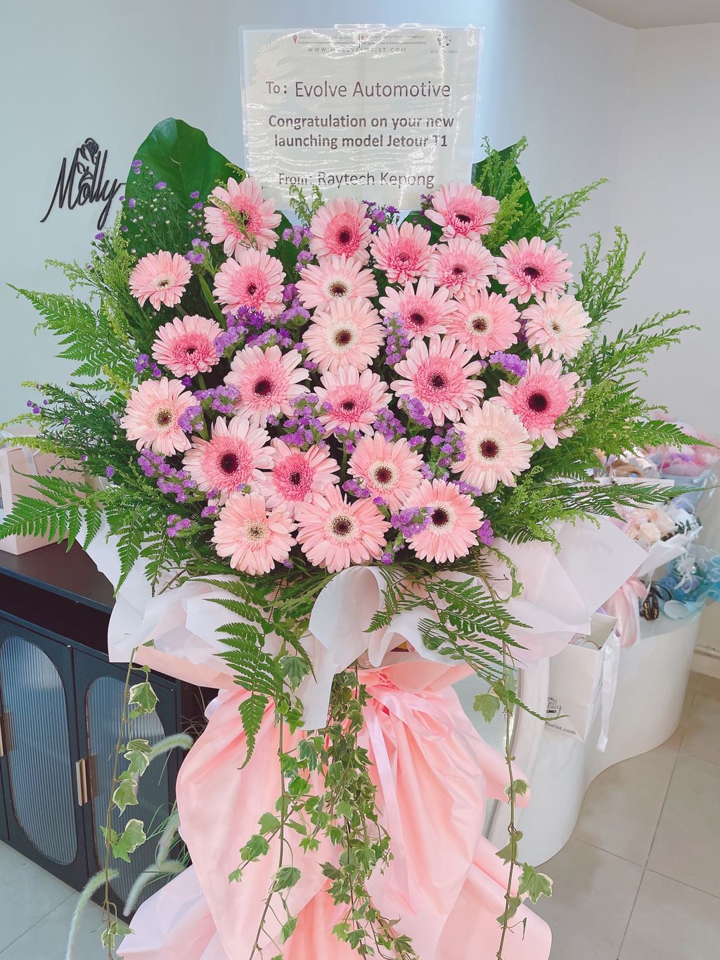 Cafe Grand Opening Flower Stand KL Same Day Delivery