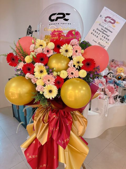 Restaurant Grand Opening Flower Stand KL Same Day Delivery