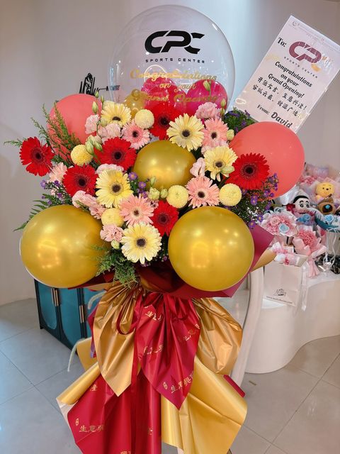 Restaurant Grand Opening Flower Stand KL Same Day Delivery