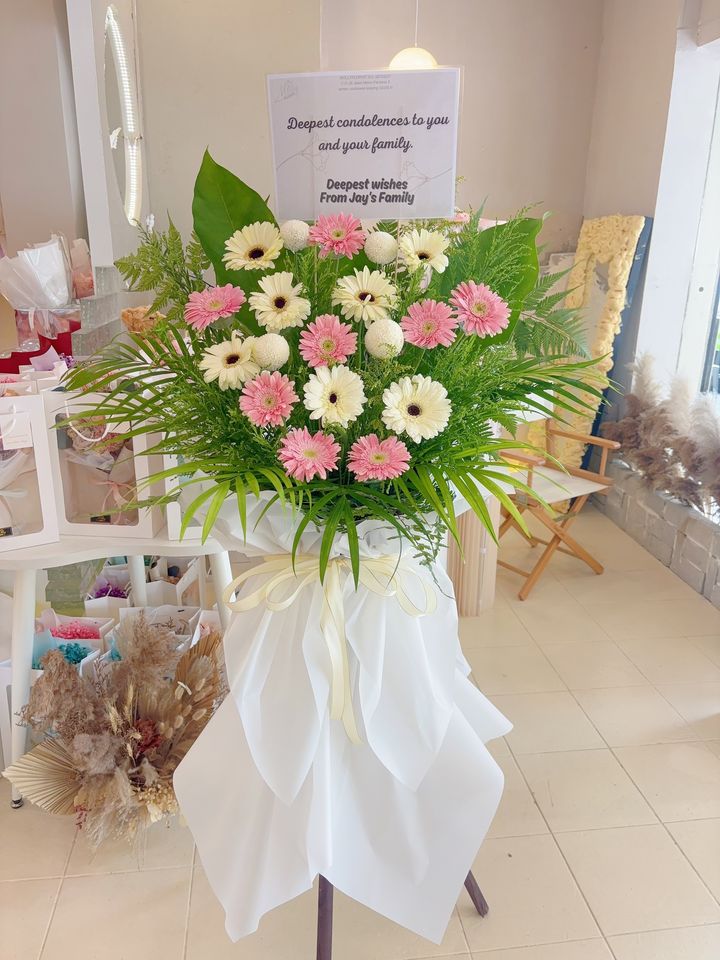 Condolence Flower Stand KL Same Day Delivery( 11)
