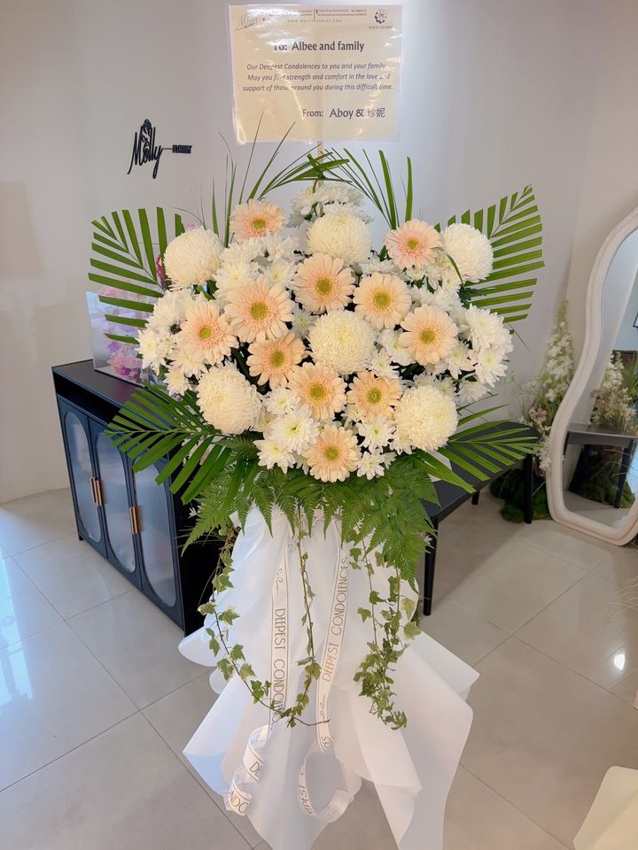 Funeral Flower Stand KL Same Day Delivery(18)