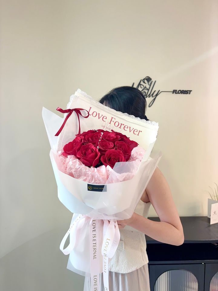 Forever Love Rose Bouquet KL Same Day Delivery