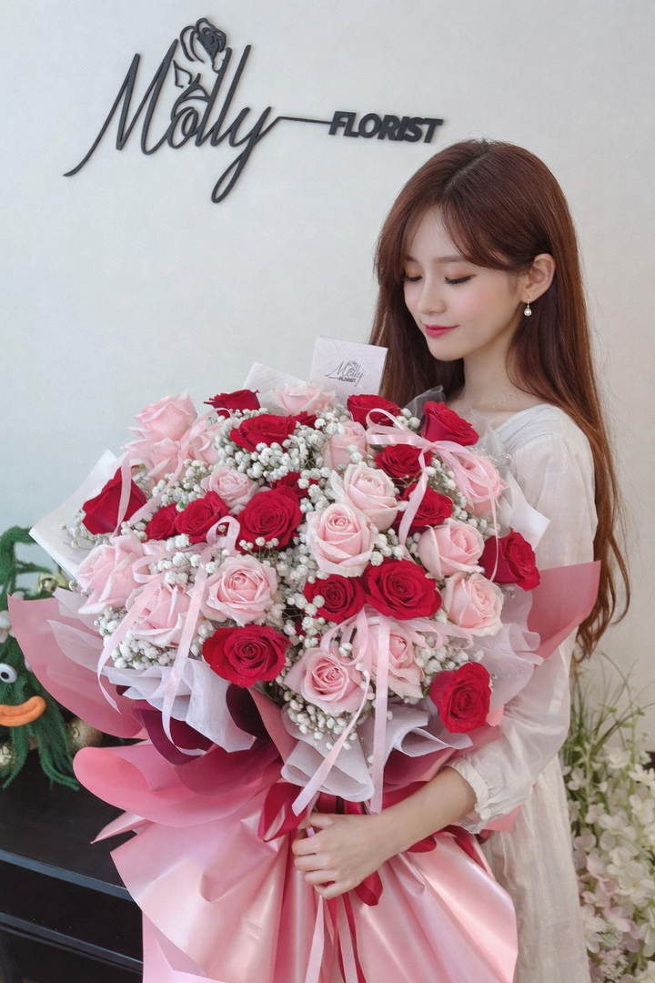 33 Stalks Roses of Love Flower Bouquet KL Same Day Delivery