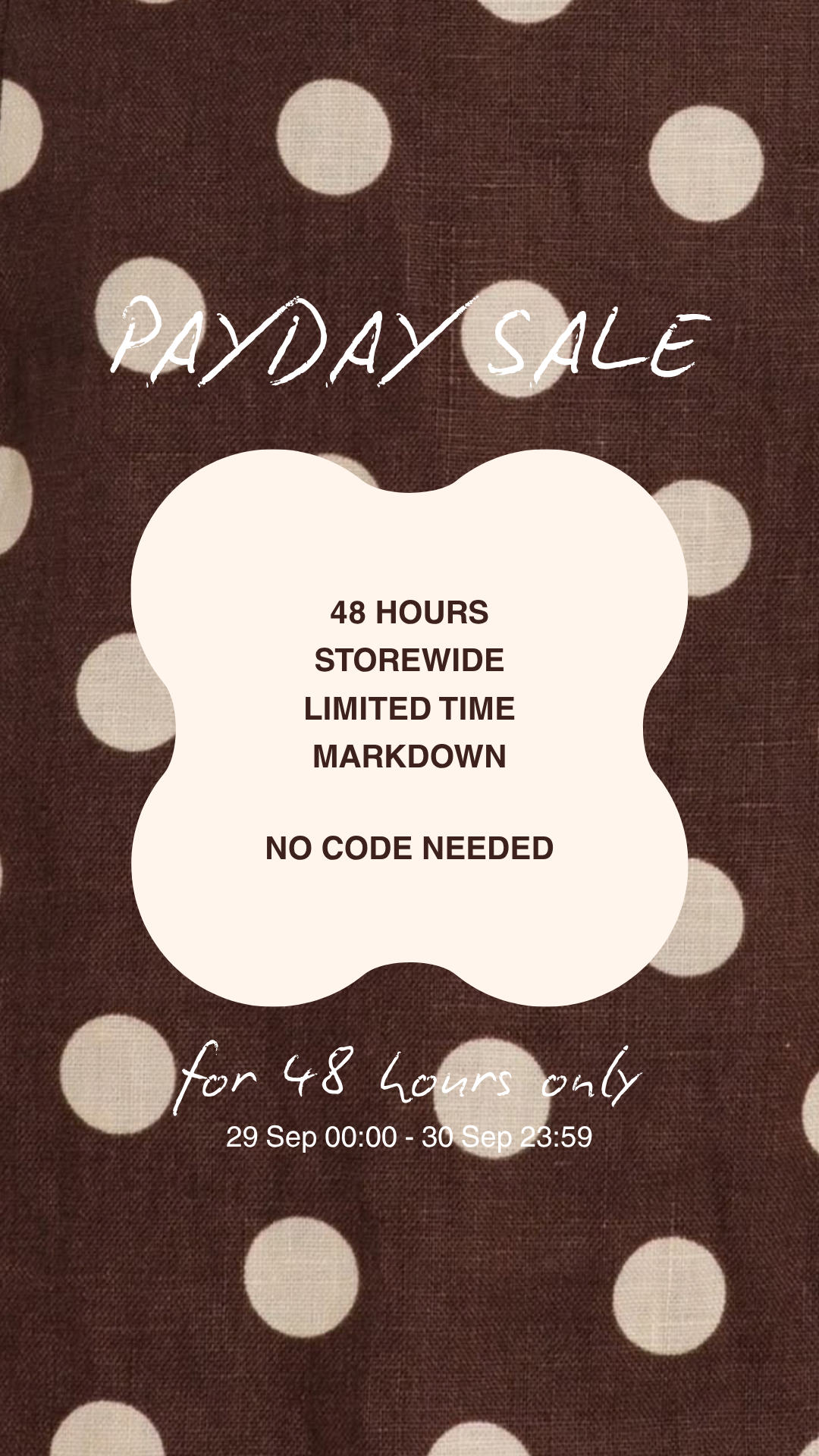 48 Hours PayDay Sale