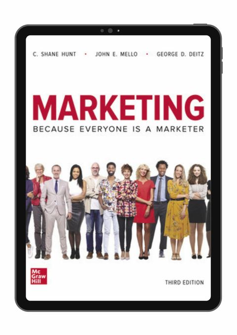 Marketing 3E By Shane Hunt 9781260088878 (EBook+ Connect)