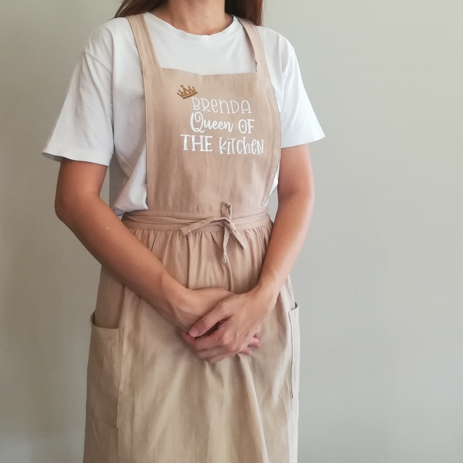 エプロン LiiLU folk apron 4Y ⁄ Apron APRON - LiiLU apron 4Y公式通販 folk (Linen⁄Natural) Winery