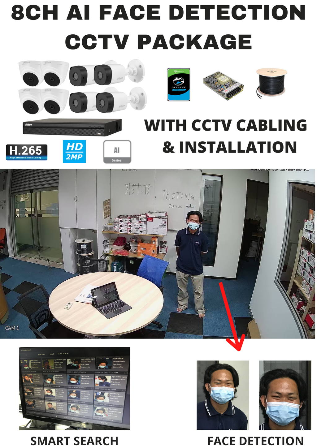 8CH AI FACEDETECTION PACKAGE