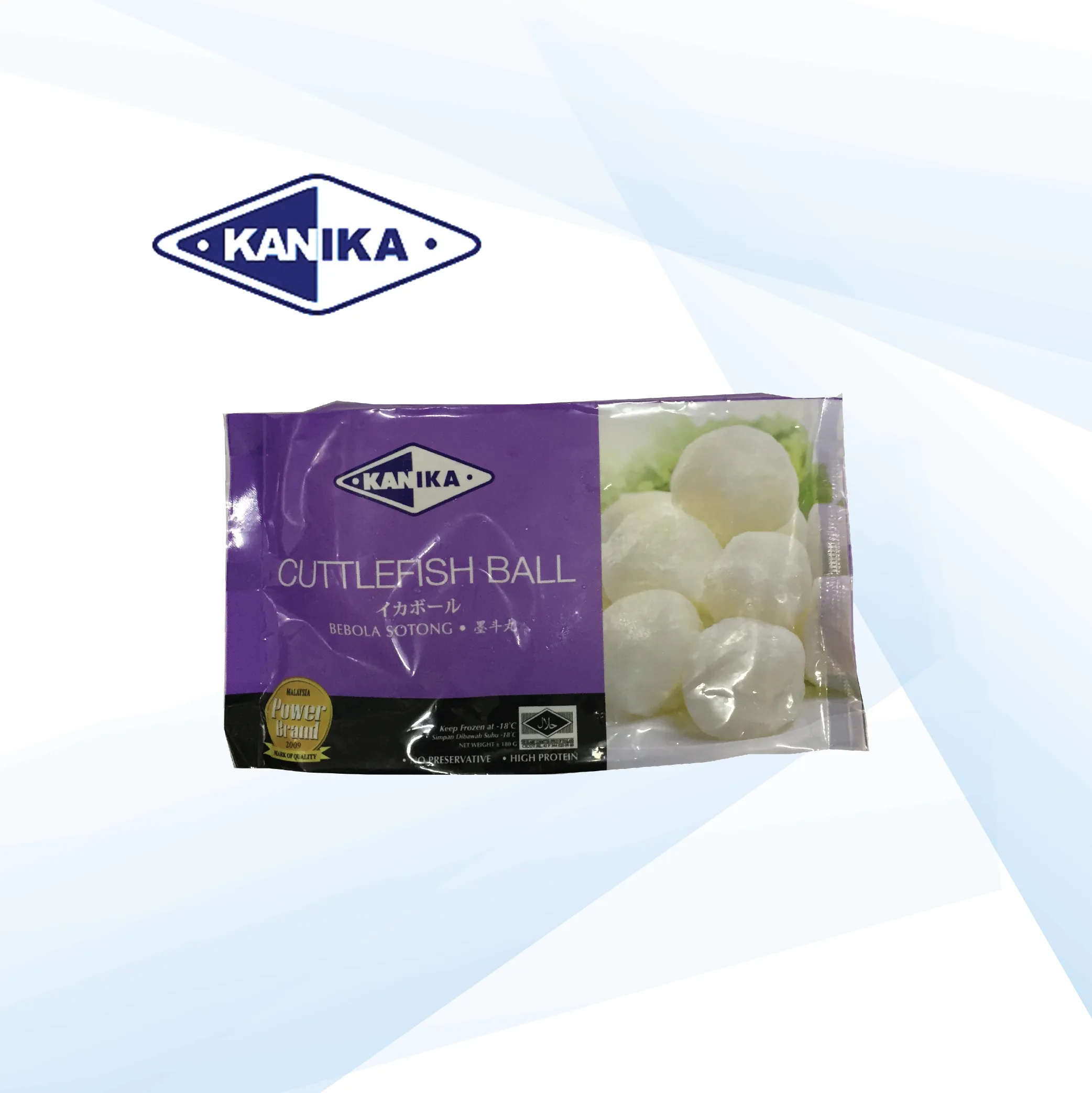 Kanika Halal Frozen Cuttlefish Ball 180g Mr Seafruits Kanika Halal Frozen Cuttlefish Ball 180g Mr Seafruits