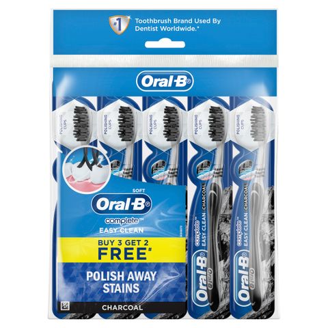 Oral-B Easy Clean Charcoal 5s