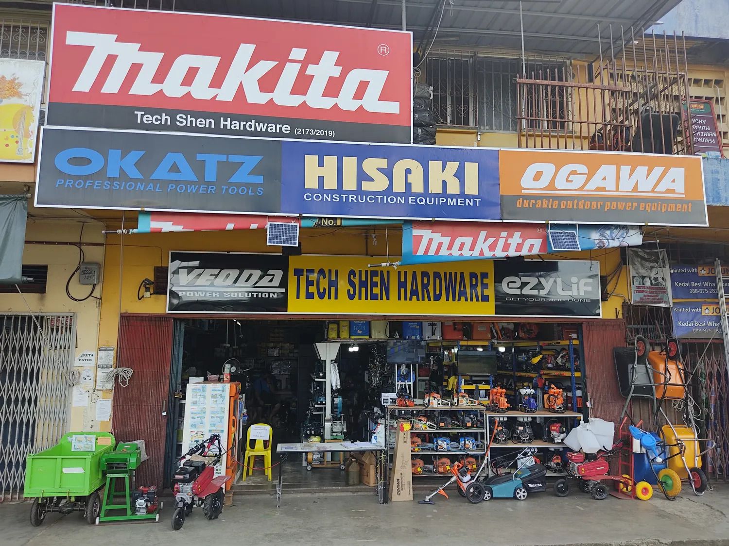 Tech Shen Hardware | Physical Store at Ranau | Sabah | YOU CAN FIND MOST OF THE MACHINES HERE