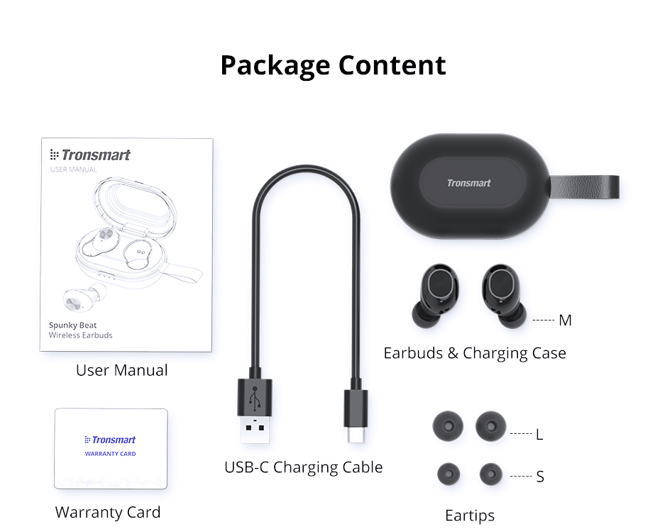 Tronsmart Spunky Beat Bluetooth TWS Earphone APTX Wireless Earbuds with QualcommChip, CVC 8.0, Touch Control, Voice Assistant (15)