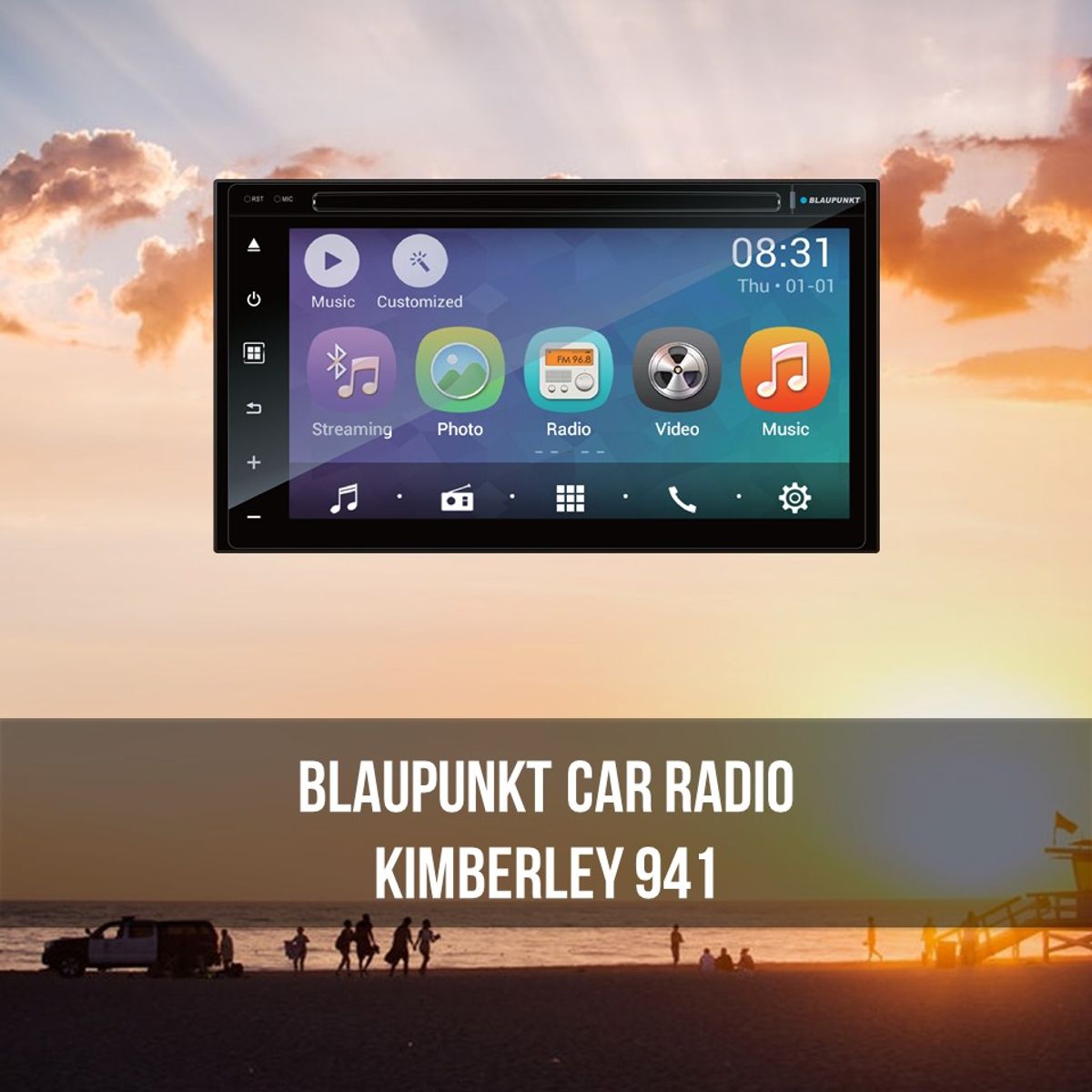 Entertainment filled car radio,Blaupunkt Kimberly 941