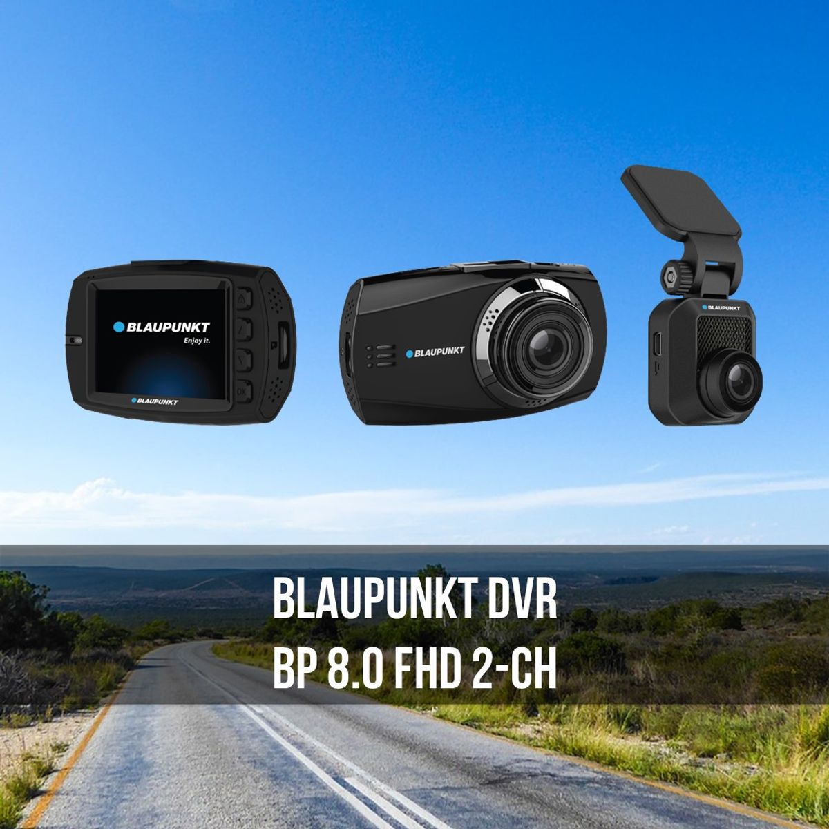 Blaupunkt Driving Video Recorder BP8.0 2-Channel, complex yet versatile