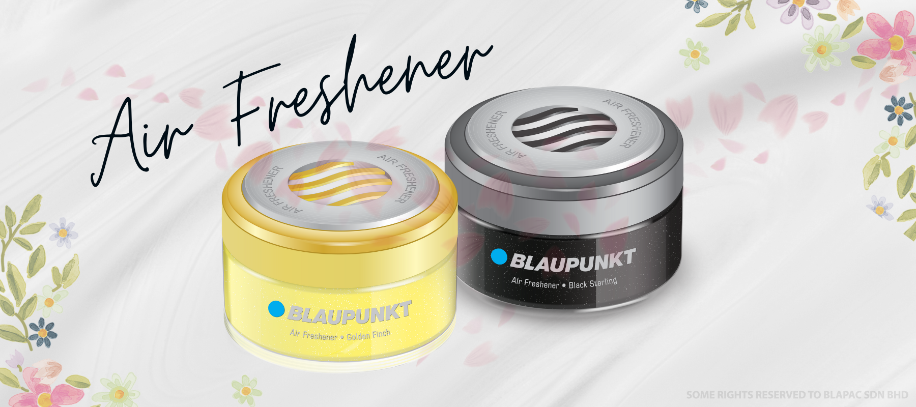 Blaupunkt Air Freshener Black Starling | Golden Finch