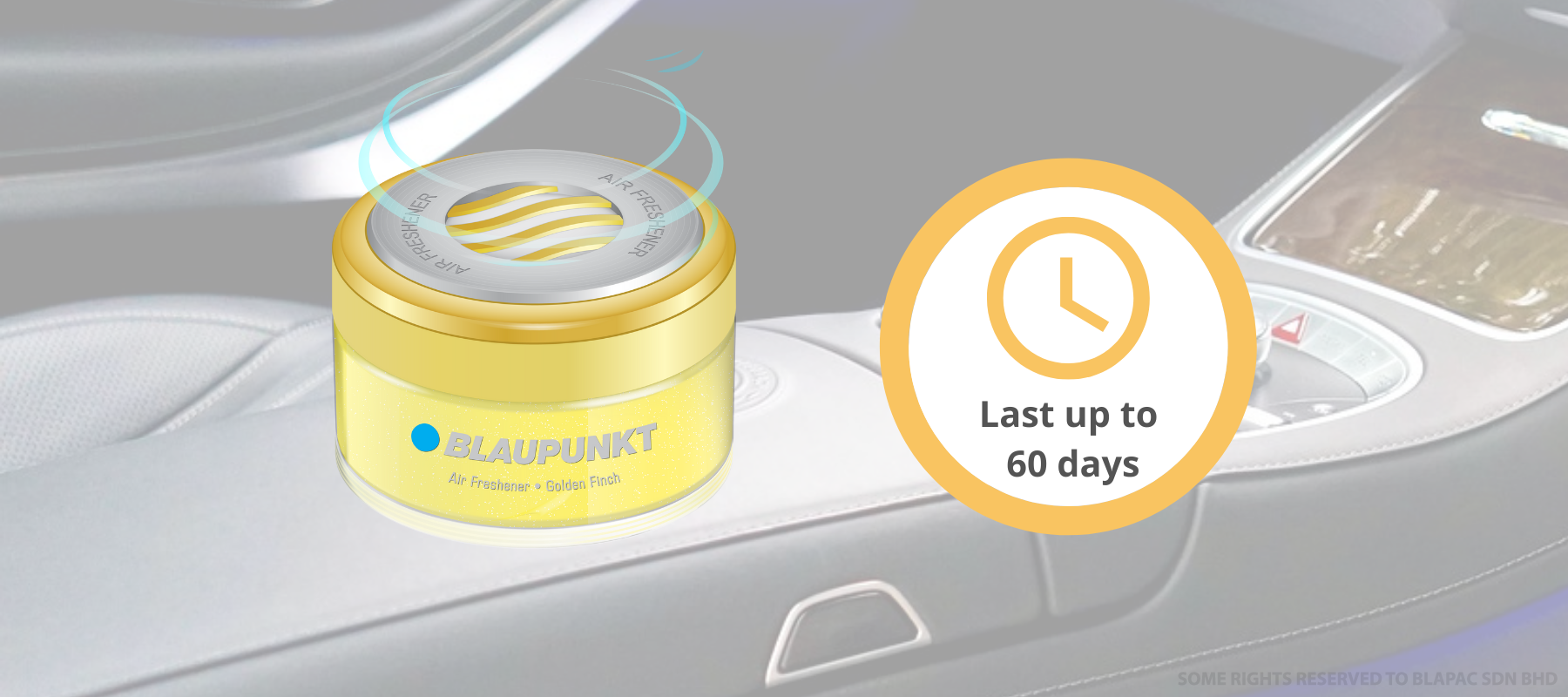 Blaupunkt Air Freshener Black Starling | Golden Finch