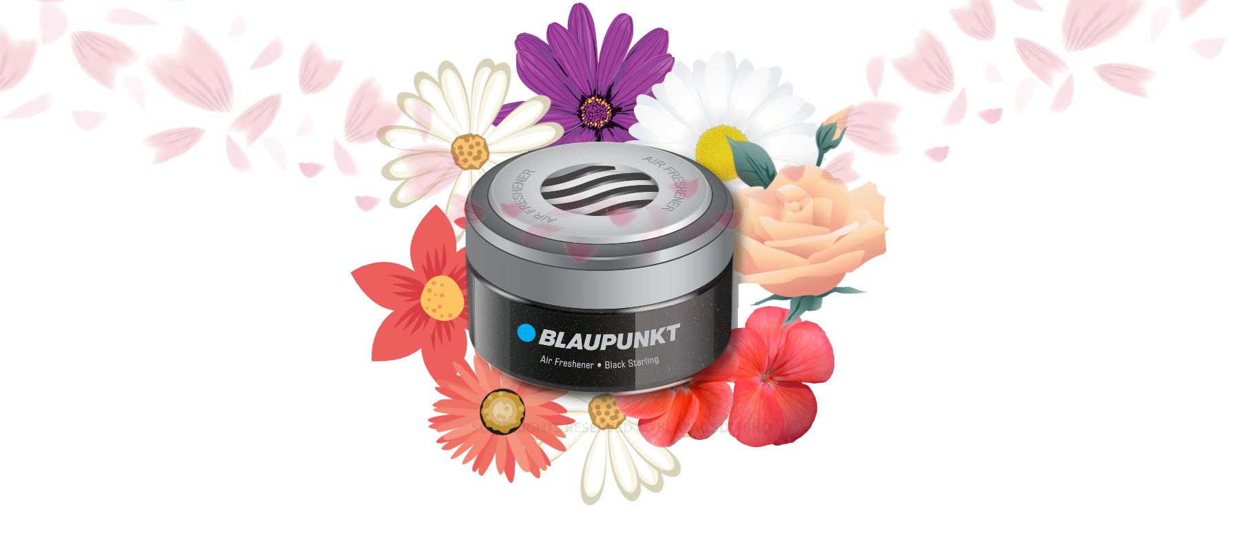 Blaupunkt Air Freshener Black Starling | Golden Finch