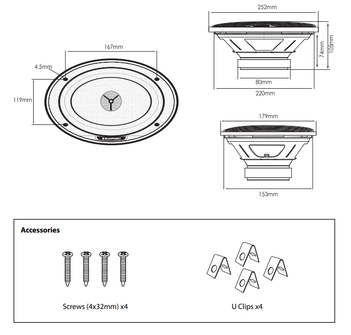 GTx 1692 accessories