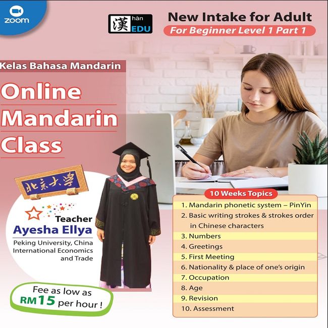 EDU Mandarin: Your one stop learning mandarin solutions! 一站式汉语资源与学习平台 |  - Basic Class (Online)