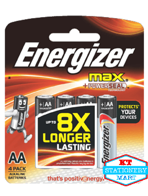 Battery - Energizer Max AAA (2's / 8's) – KT Stationery Mart