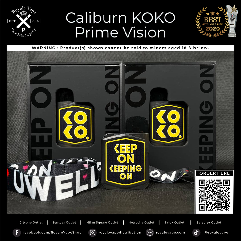 UWELL CALIBURN KOKO Prime (Vision) mystery box 丨 Let's play! : r