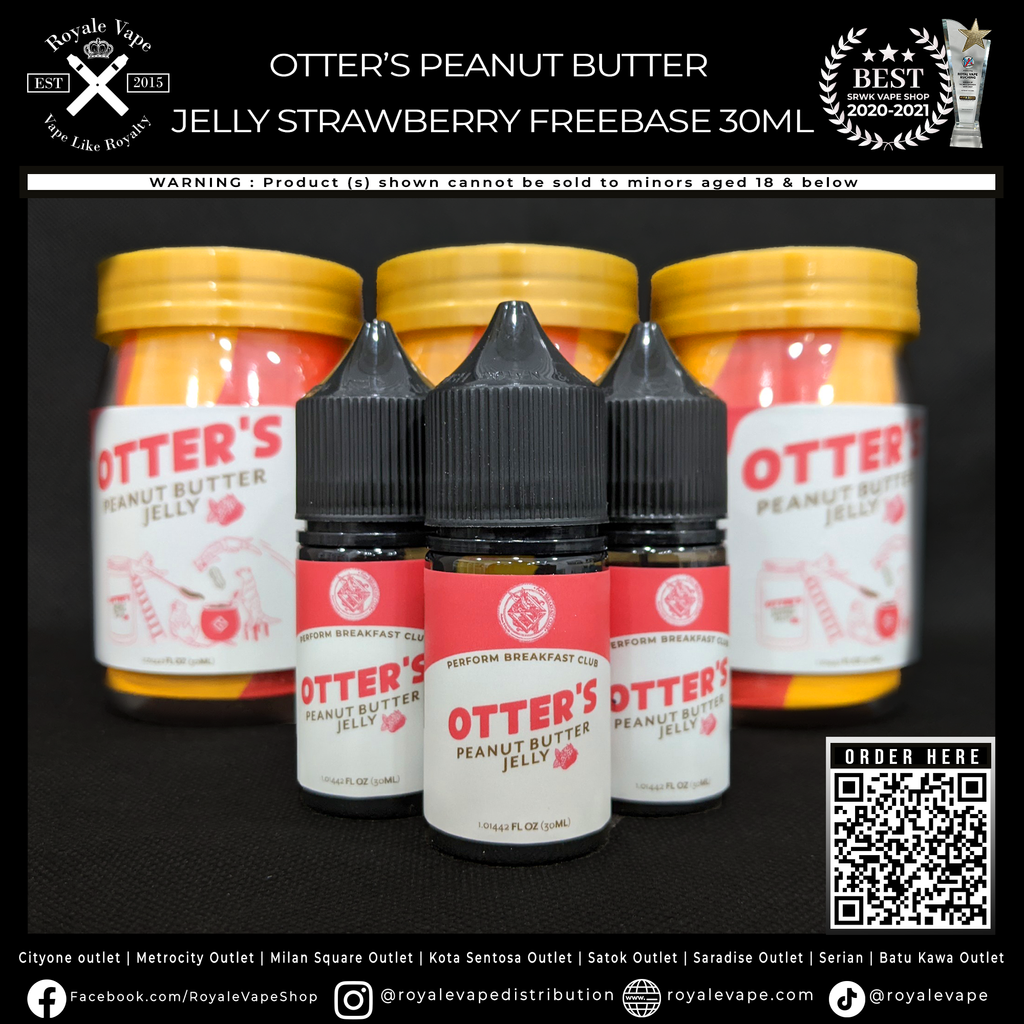 otter peanut butter STRAWBERRY