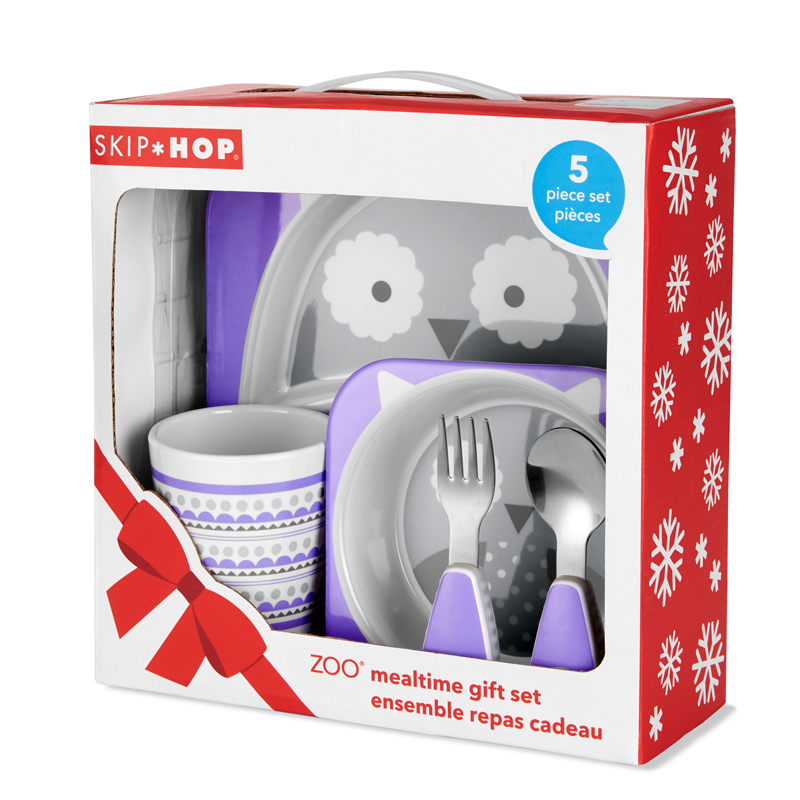 138) Skip Hop Zoo Winter Mealtime Gift Set- Owl.jpg