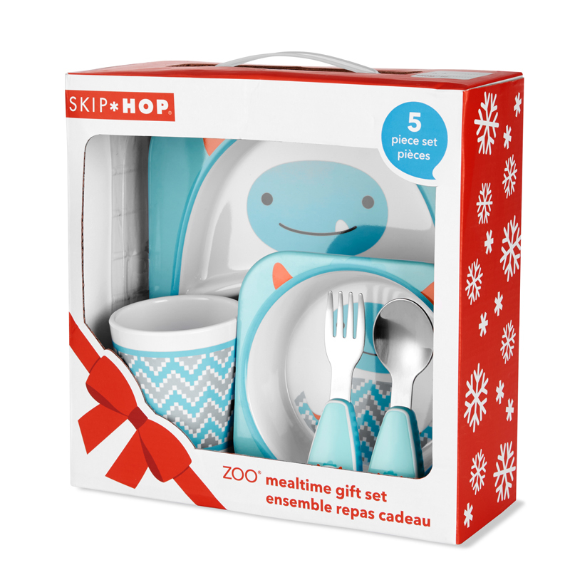 139 ) Skip Hop Zoo Winter Mealtime Gift Set- yeti.jpg