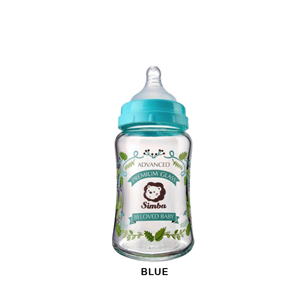 S2) Simba Romance Wide Neck Glass Feeding Bottle 180ml_blue.jpg