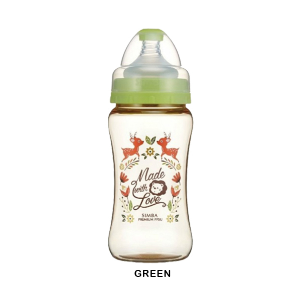 S8) Simba Dorothy Wonderland Ppsu Wide Neck Feeding Bottle 270ml_green.jpg