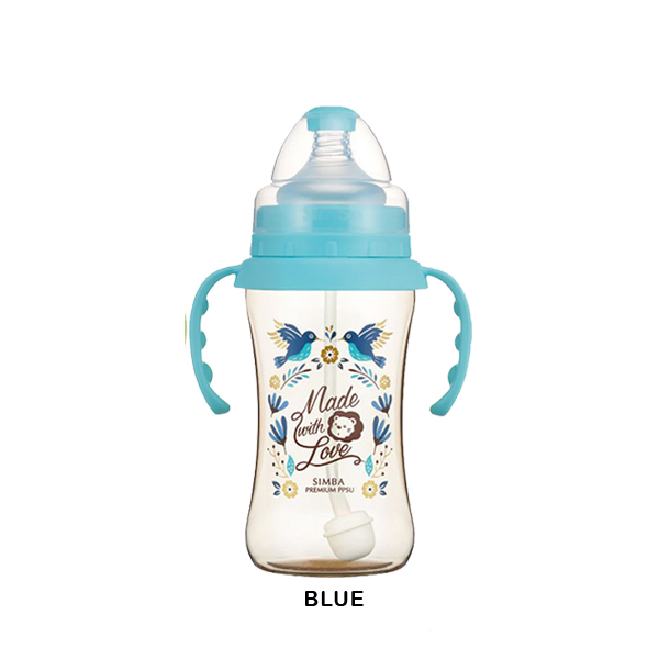 S9) Simba Dorothy Wonderland Ppsu Wide Neck Feeding Bottle With Auto Straw & Handle 270ml_blue.jpg