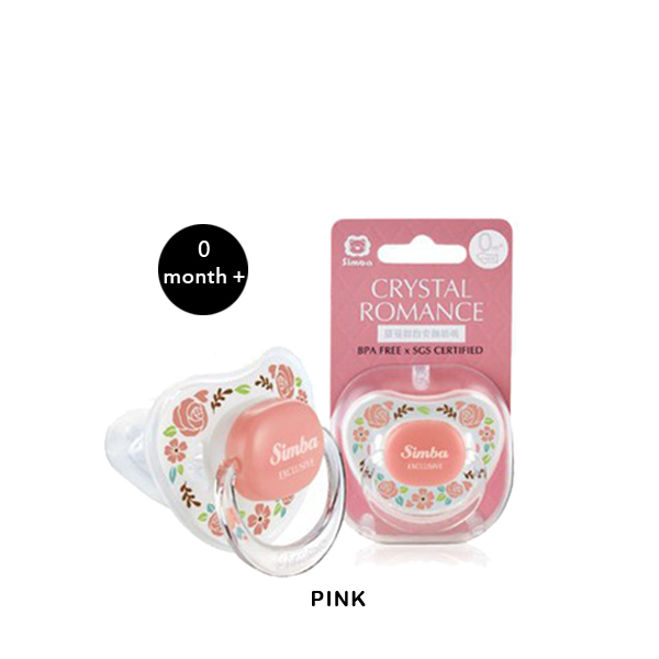 S40) Simba Crystal Romance Pacifier - 0+ Month_pink.jpg