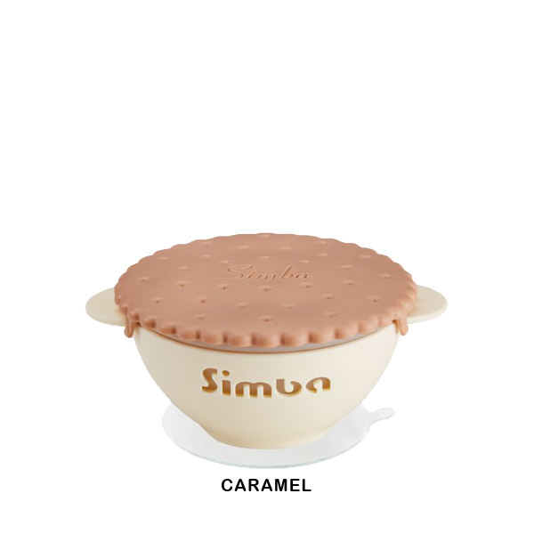 S56) Simba It’S Yummy Silicone Suction Bowl_caramel.jpg