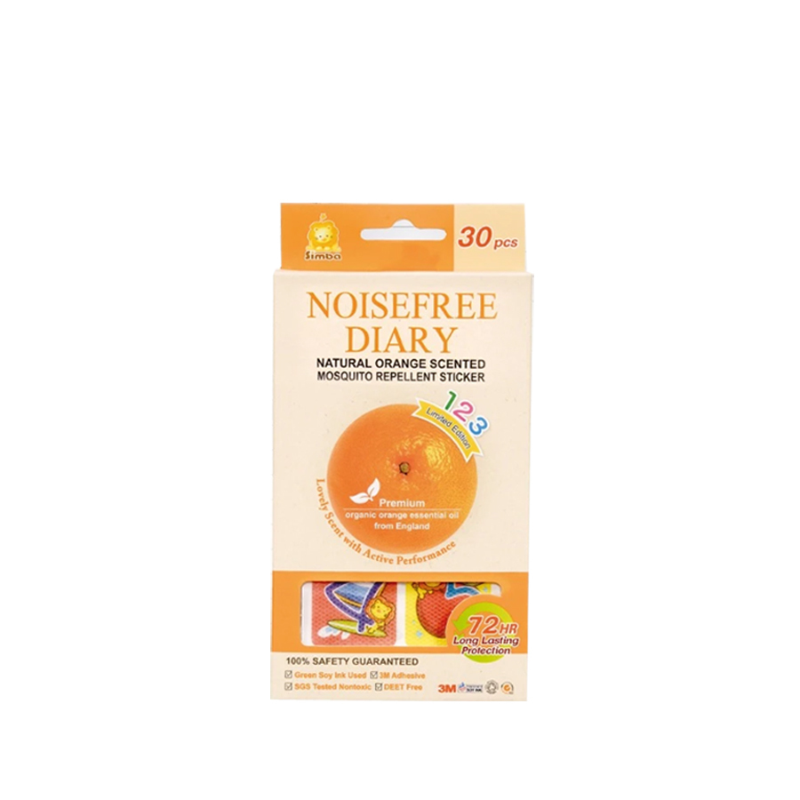 S111) Simba Noisefree Diary Natural Orange Scented Mosquito  Repellent Sticker - 30Pcs123_.jpg