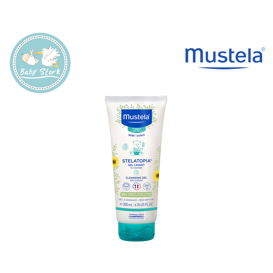 Gel lavant hydratant Mustela Stelatopia