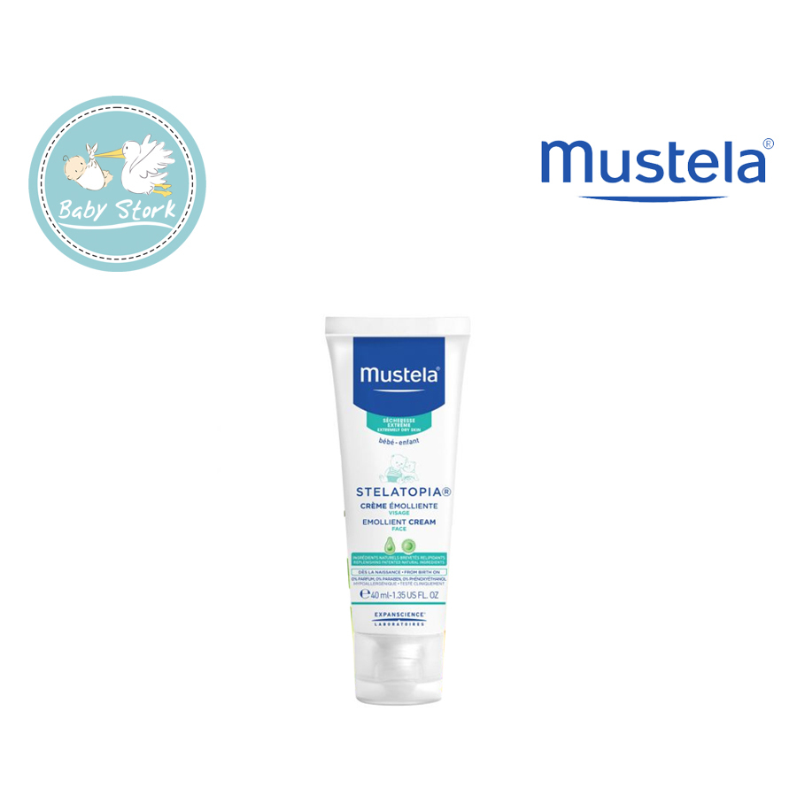 Mustela Stelatopia Crème Émolliente Visage 40ml