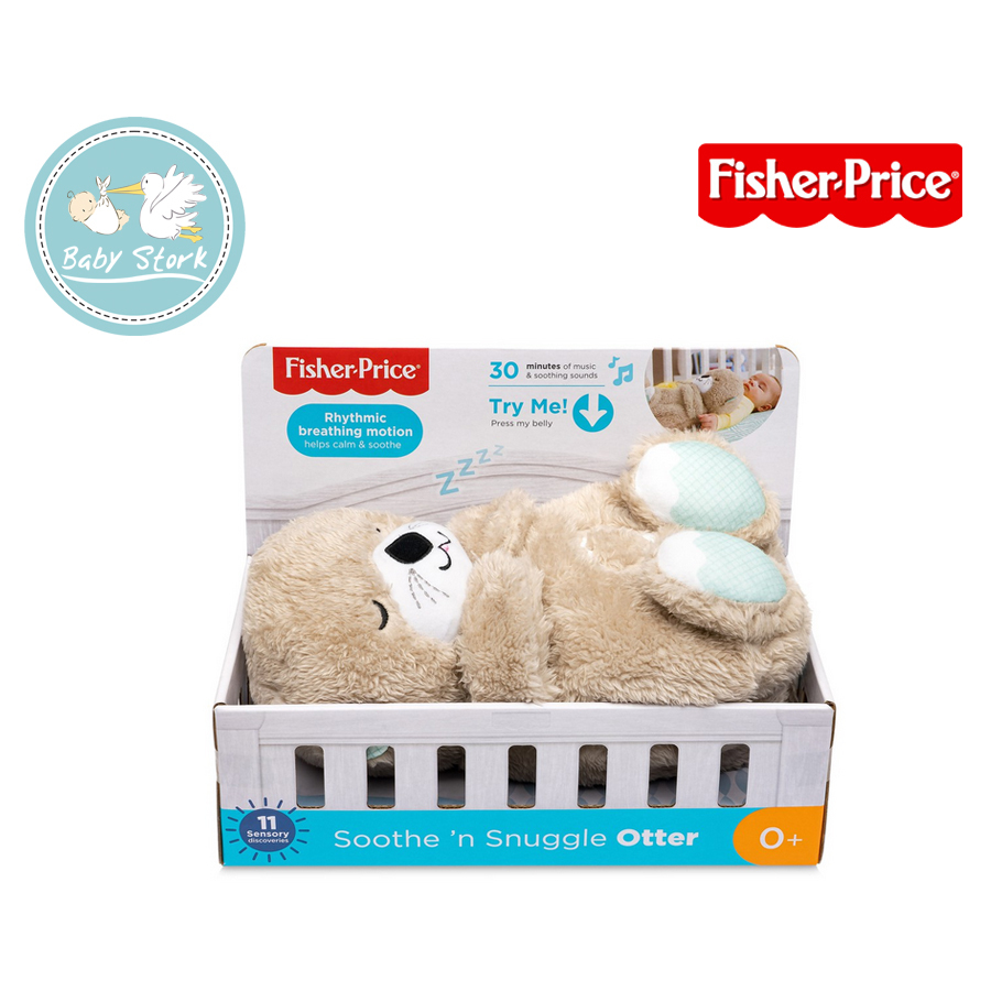 Fisher Price Soothe 'n Snuggle Otter - 11 Sensory Discoveries, Customizable