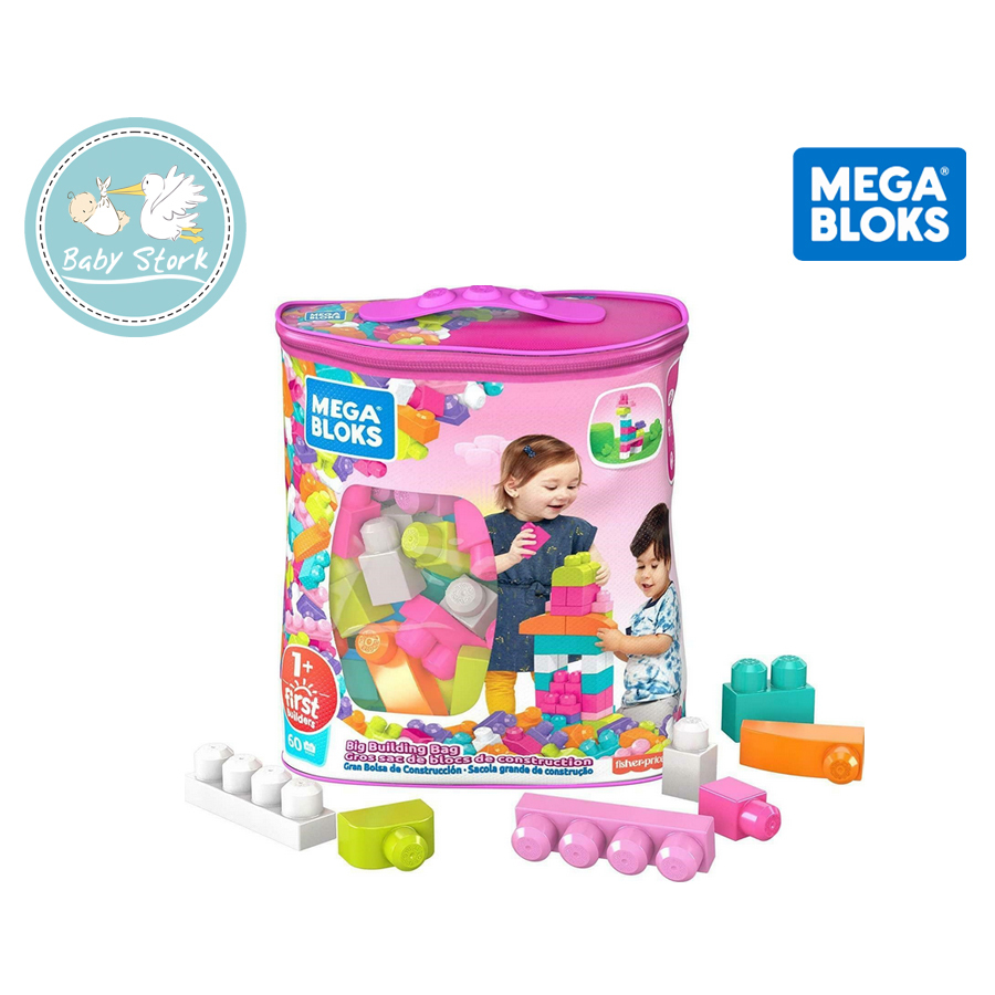Toys | Mega Bloks First Builders Big Building Pink Bag 6 Pieces | Poshmark