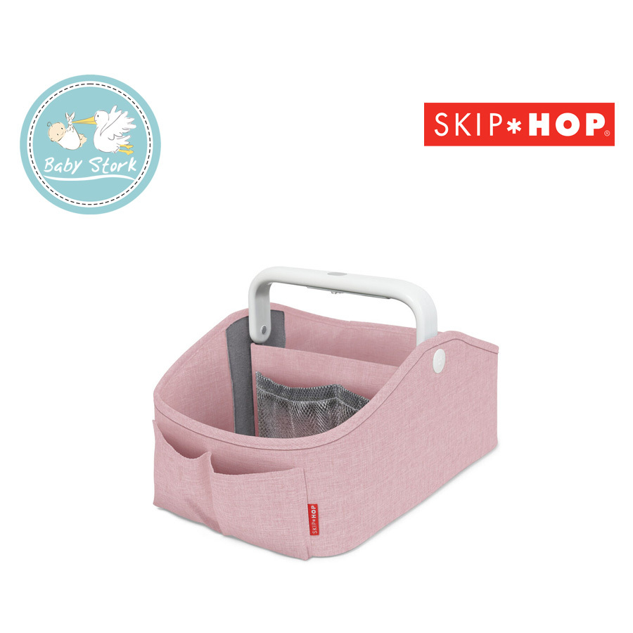 Nappy store caddy pink