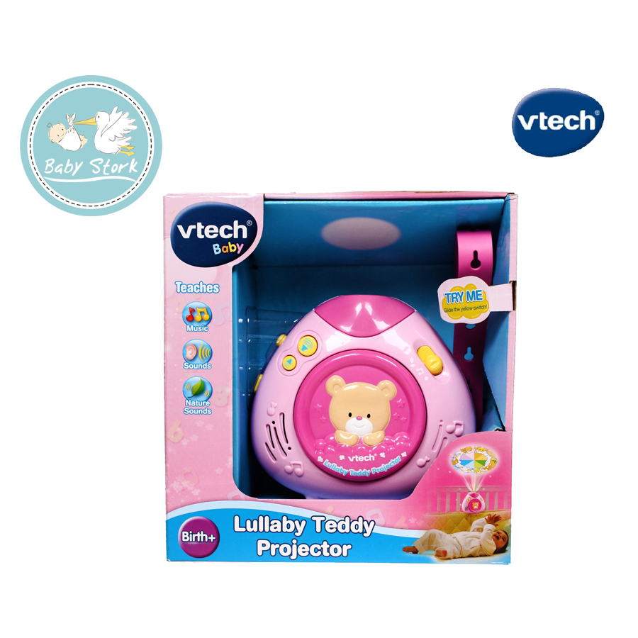 VTECH Baby Lullaby Bear Crib Projector Infant Soothing Sounds Light Birth+  NEW