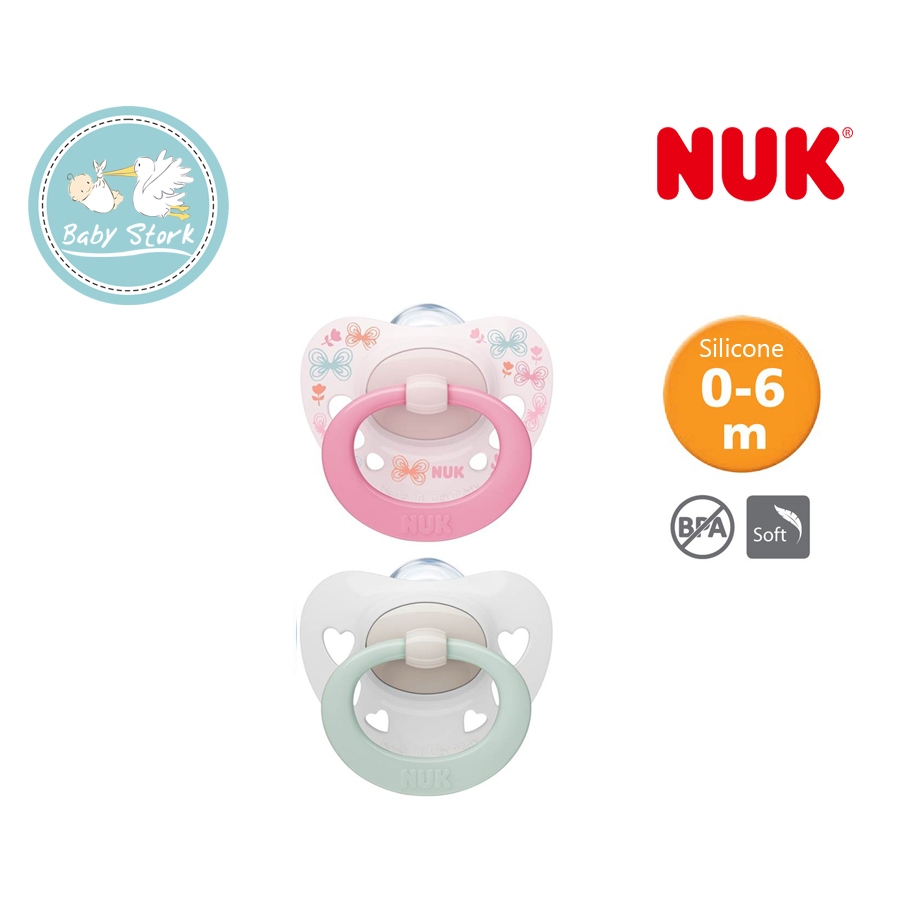 Nuk Signature Sucette 6-18m 2 unités