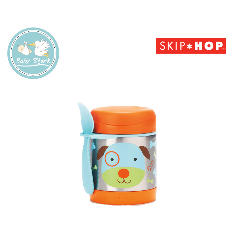 Skip Hop Insulated Baby Food Jar, Zoo, Dog