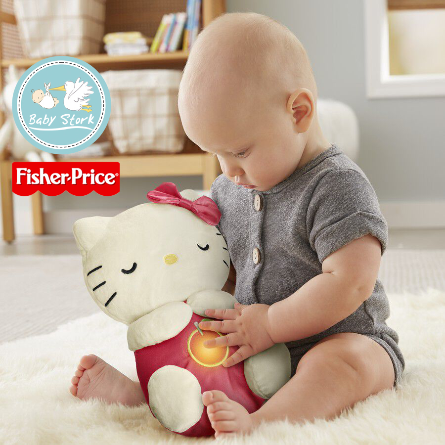 Sanrio Baby Hello Kitty Good Night Plush Toy Fisher Price Sleeping Toys 0  years
