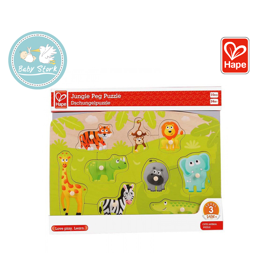 Hape Jungle Peg Puzzle – Baby Stork (MRI2015/1030)