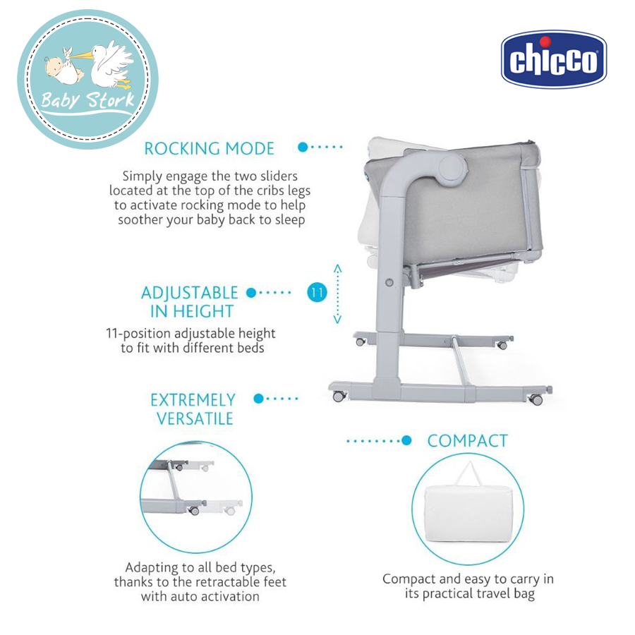 Chicco Next2me Magic  Co-sleeping Crib - Alpro Pharmacy