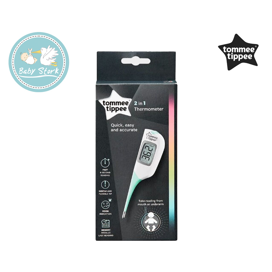 Tommee Tippee 2 in 1 Thermometer – Baby Stork (MRI2015/1030)