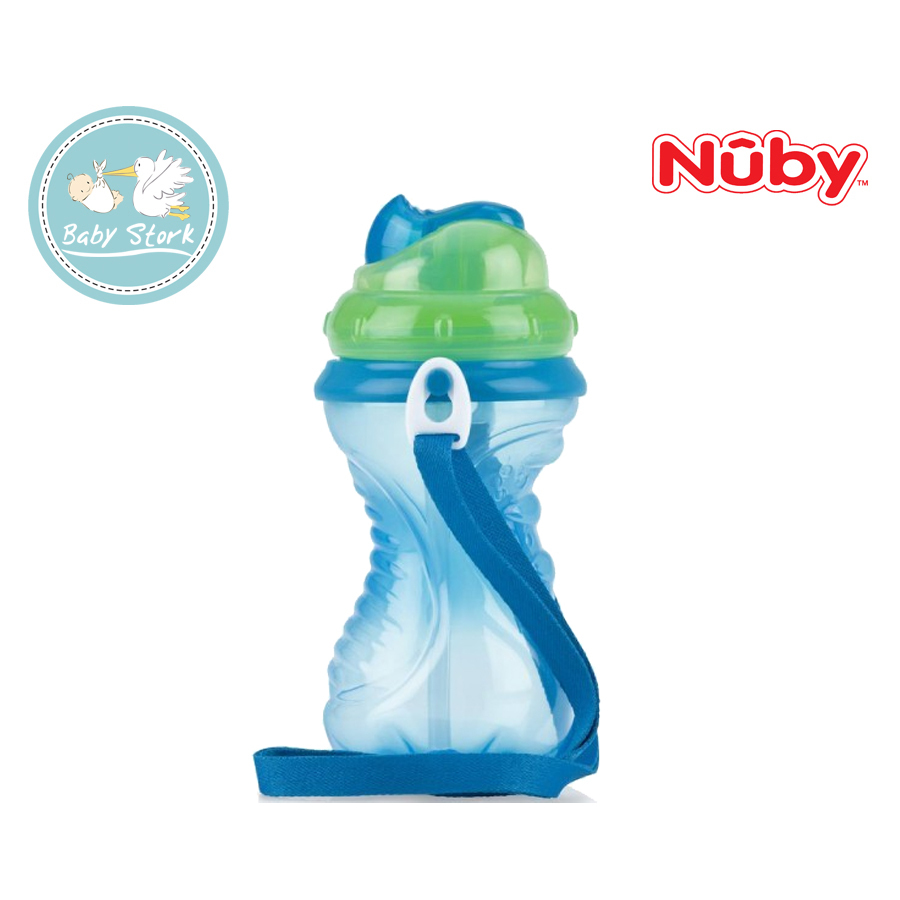 Nuby Flip-It Active Soft Straw Cup Assorted , 14 OZ