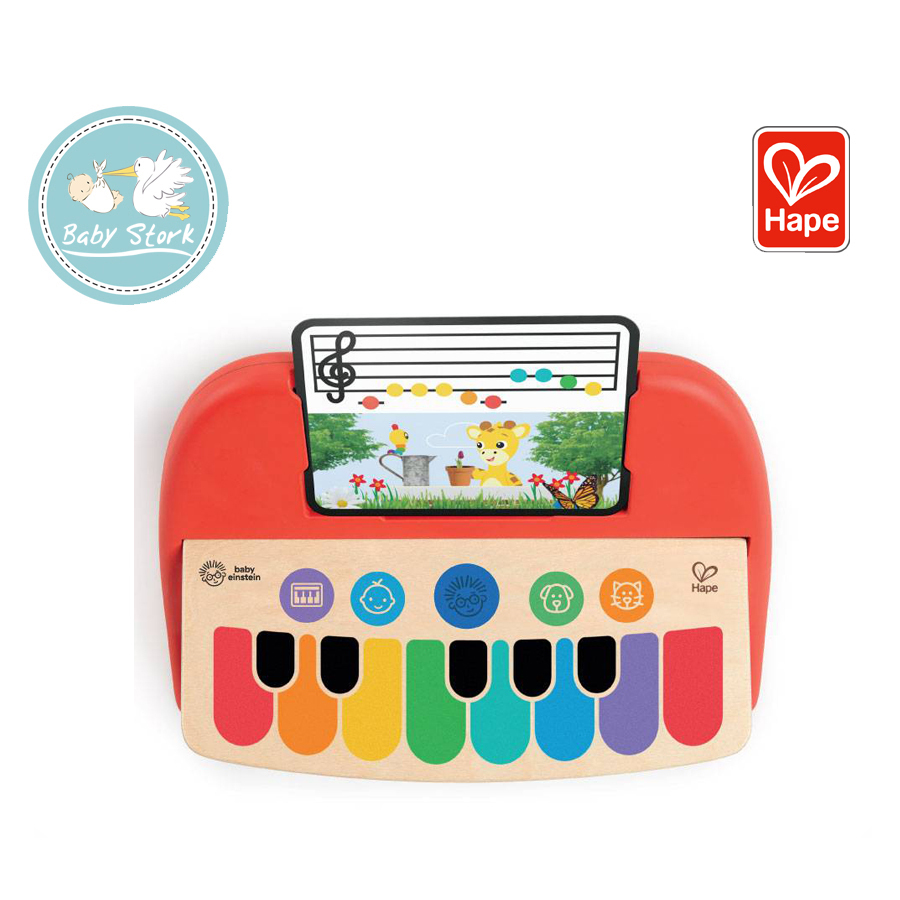 Baby Einstein Cal's First Melodies Magic Touch Wooden Piano Musical In –