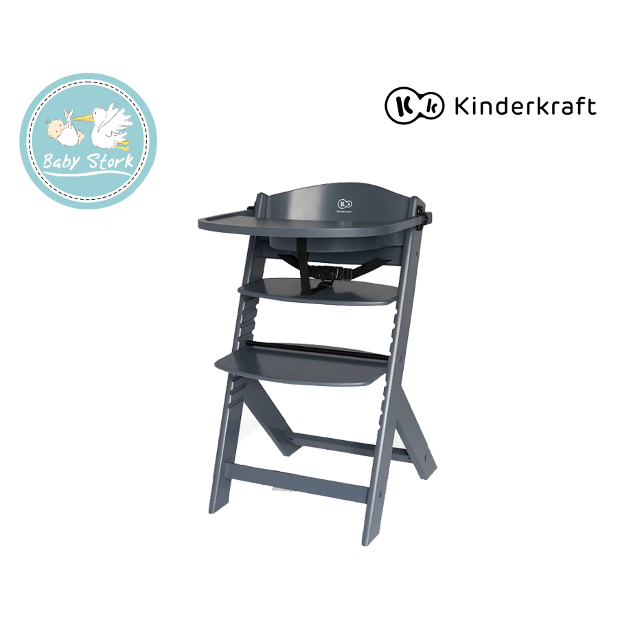 Kinderkraft Chaise haute Enock Black